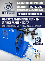 TS-520 Балансировочный станок 220V